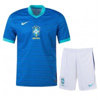 Brasil Bortedraktsett Barn Copa America 2024 Kortermet (+ Korte bukser)